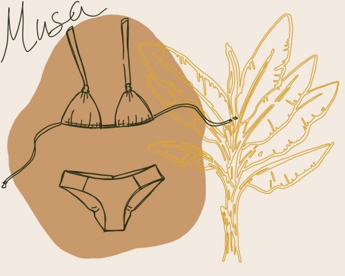 DaDa bikinis dessin du modèle Musa multiposition
